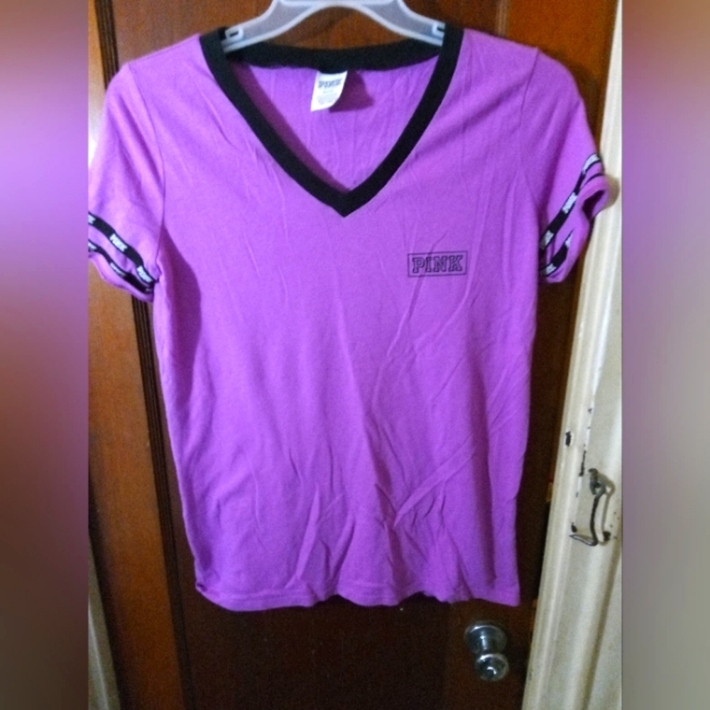 Victoria's secret pink v-neck t-shirt
